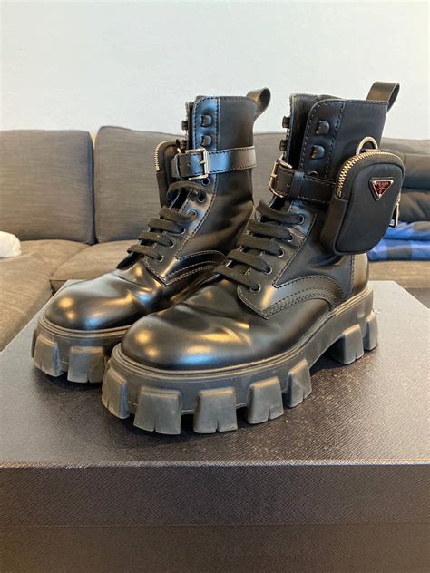 chechen general prada boots|Prada monolith boots.